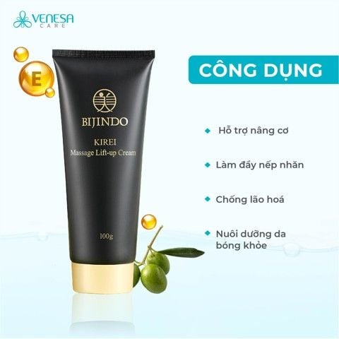 Kem Massage Nâng Cơ BIJINDO KIREI Massage Lift-up Cream 100g (BJD)