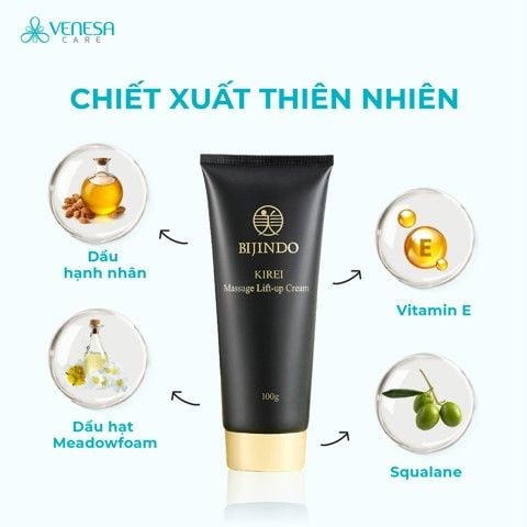 Kem Massage Nâng Cơ BIJINDO KIREI Massage Lift-up Cream 100g (BJD)