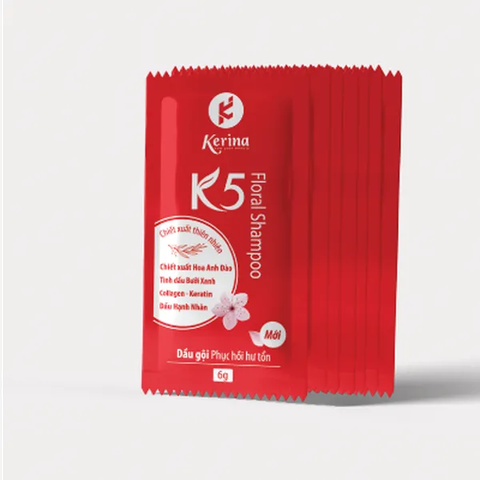 Dầu gội K5 Floral phục hồi hư tổn dạng gói 6gr