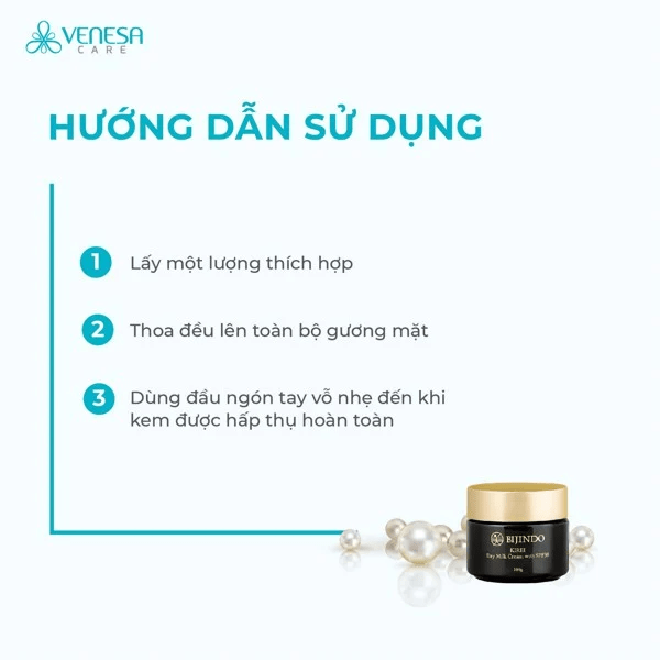 Kem Ngày BIJINDO KIREI Day Milk Cream with SPF30 100g (BJD)