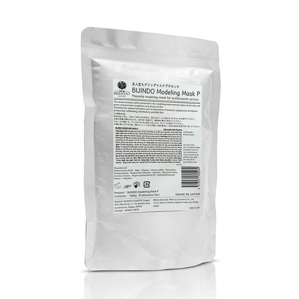 Mặt nạ dẻo thư giãn cho da Bijindo Modeling Mask P (Placenta) 1kg