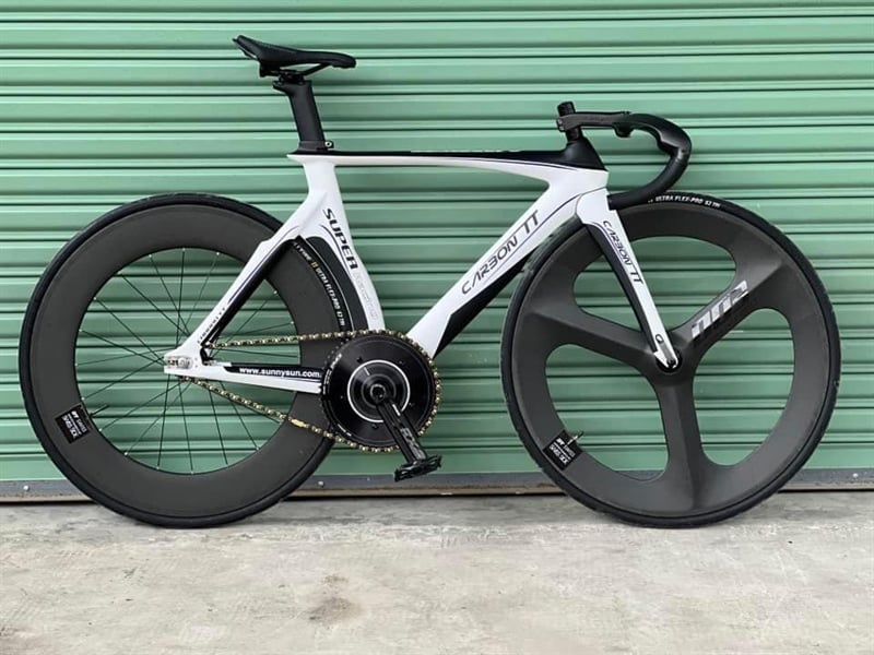Khung fixed gear Carbon TT Hanoibike shop
