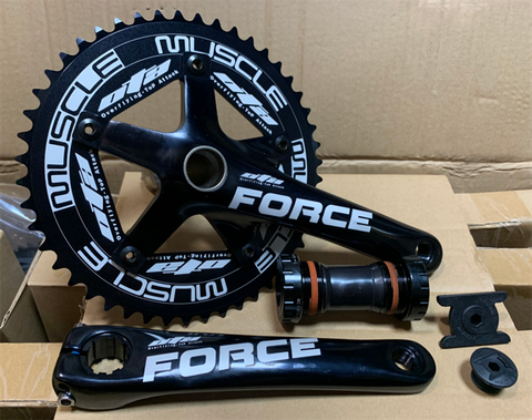 Đùi đĩa nhôm fixed gear 1 tầng OTA FORCE 48T kèm BB