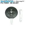 Đùi đĩa xe đạp 3 tầng Shimano FC TX801 cốt vuông