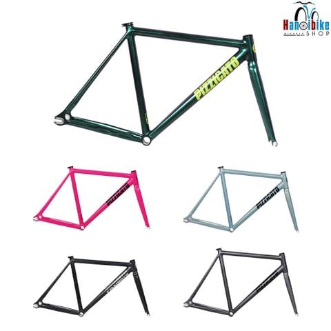 Khung xe đạp Fixed Gear PIZZICATO T1( dùng cọc yên 30.9)