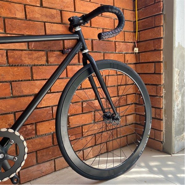 Xe Fixed Gear cơ bản Khung thép tay cong Hanoibike shop