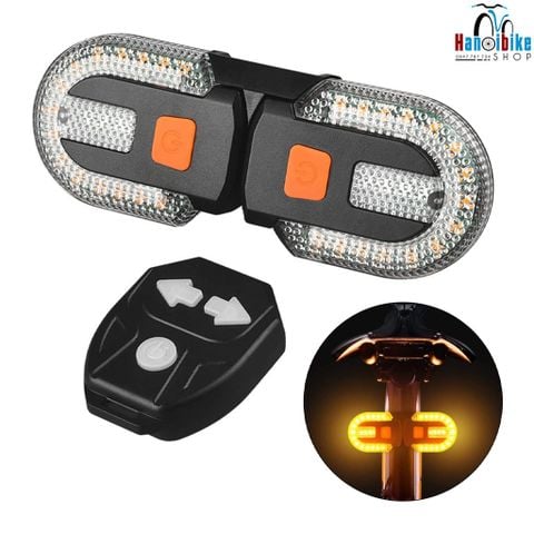Đèn hậu xi nhan gắn cọc yên xe đạp FY 1825