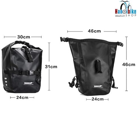 Túi gác baga chống nước Rhinowalk treo 1 bên Mã 19661