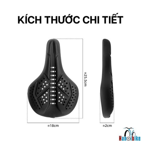 Bọc yên xe đạp Westbiking silicone siêu êm mã 217B