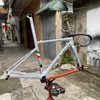 Khung carbon Colnago V3R phanh 2 ốc vân đá ghi đông Vision
