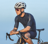 Áo đạp xe Monton ngắn tay Carbon Fiber Blue
