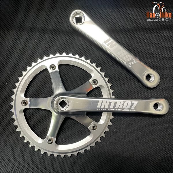 Đùi đĩa xe đạp Fixed Gear Intro7 A13 1 tầng cốt vuông BCD144 ...
