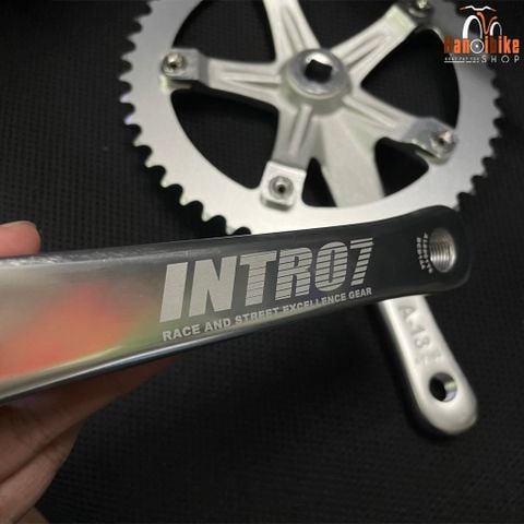 Đùi đĩa xe đạp Fixed Gear Intro7 A13 1 tầng cốt vuông BCD144