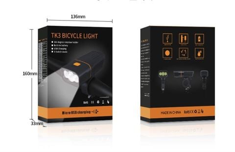 Đèn sạc USB TK3 prolight 600 lumens