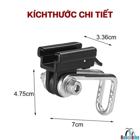 Giá lắp đèn chân Gaciron Deemount gắn ở phuộc trước xe đạp địa hình