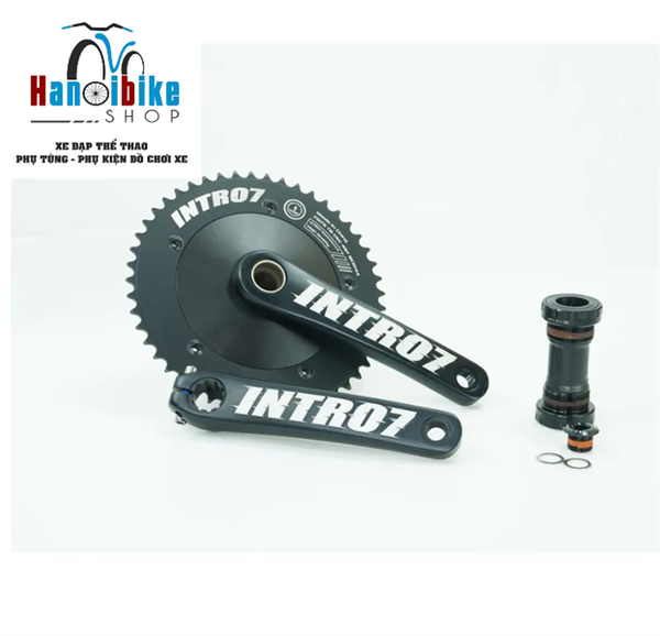 Đùi đĩa Fixed Gear INTRO7 đĩa đặc kèm BB – Hanoibike shop