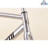 Khung xe đạp Fixed Gear Tsunami SNM100 bạc titan