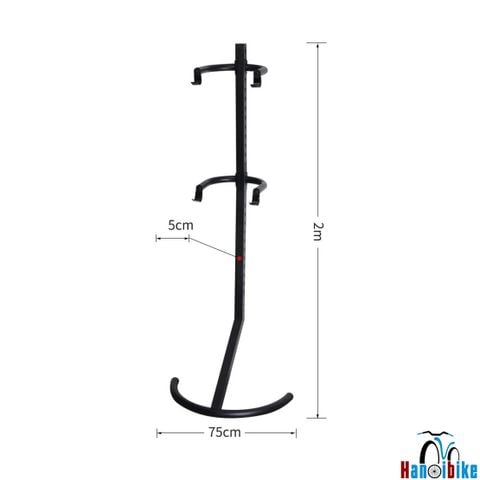 Giá trưng bày 2 xe Noname mẫu 01