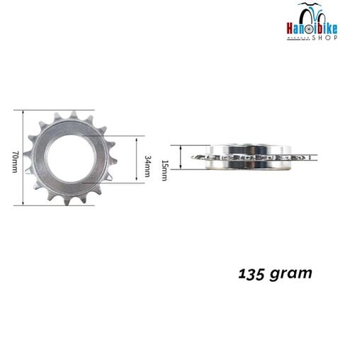 Líp xe đạp tầng TRI DIAMOND 16T líp sống