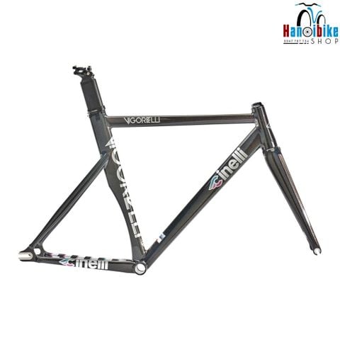 Khung xe đạp Fixed Gear Cinelli Vigorelli càng carbon siêu nhẹ