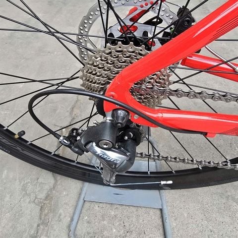Xe road Kawamura K753 phanh đĩa lai 3 món Tiagra