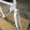 Khung Fixed Gear Gray F10 Càng Nhôm( kèm chén cổ+ khóa cọc yên)