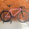 Xe Fixed Gear cơ bản Khung thép tay cong