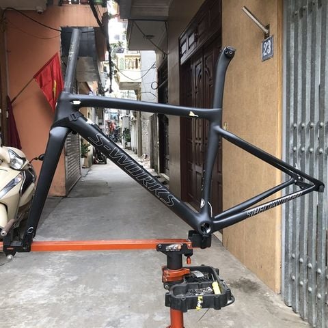 Khung Road carbon Swork SL6 Stamac phanh má