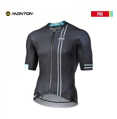 Áo đạp xe ngắn tay Monton PRO VENUCIA BLACK