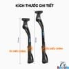 Chân chống tăng giảm khoảng cách 2 ốc 4cm cho xe đạp mẫu 01 loại to