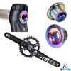 Ốc vặn đùi đĩa trục rỗng KRSEC AL7075 cho xe đạp MTB, Road