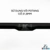 Ghi đông cong carbon cho xe đạp có góc tỳ nắm chống mỏi