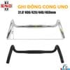 Ghi đông cong Gravel nhôm UNO HB FL12 gắn cho xe đạp Road, Fixed Gear