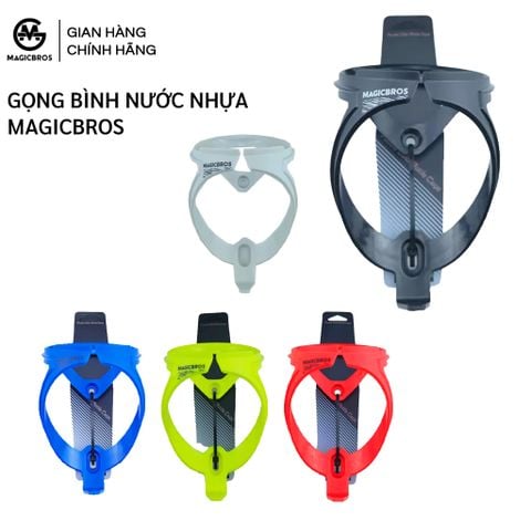 Gọng bình nước nhựa treo khung xe đạp Magicbros