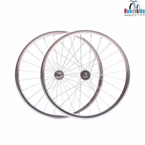 Vành bộ xe đạp Fixed Gear AOEAGLE 700c trước sau kèm sẵn líp