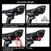 Đèn hậu gắn cọc yên xe đạp West Biking 7 chế độ sáng có cảm biến khi phanh