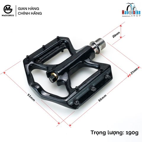 Pedal bàn đạp xe đạp Magicbros Carbon siêu nhẹ