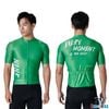 Áo đạp xe ngắn tay NENK Men's Pro 3 plus SS Jersey xanh lá