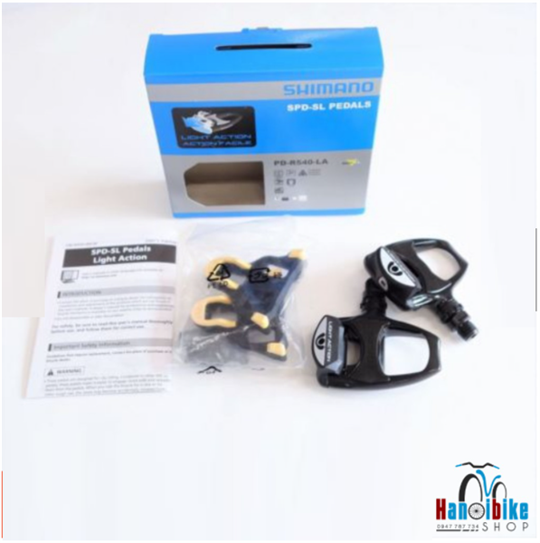 Pedal c shimano PD R540 ch nh h ng cho xe road Hanoibike shop