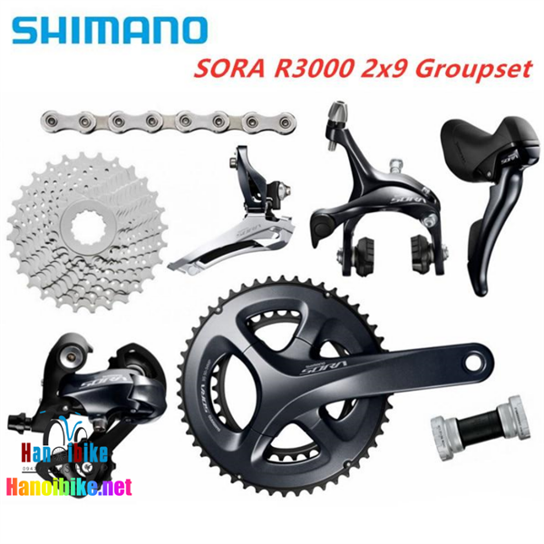 Bộ group shimano Sora R3000 – Hanoibike shop