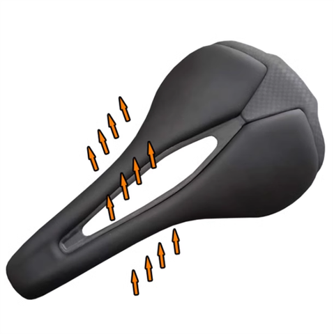 Cọc yên carbon Noname bọc da Mẫu 01
