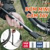 Bơm mini tiện lợi gắn xe đạp GIYO GM64 sử dụng cho cả van gạo, van cối