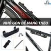 Bơm mini tiện lợi gắn xe đạp GIYO GM64 sử dụng cho cả van gạo, van cối