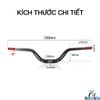Ghi đông xe đạp MTB nhôm FMFXTRA cao mã 2711 31.8mm
