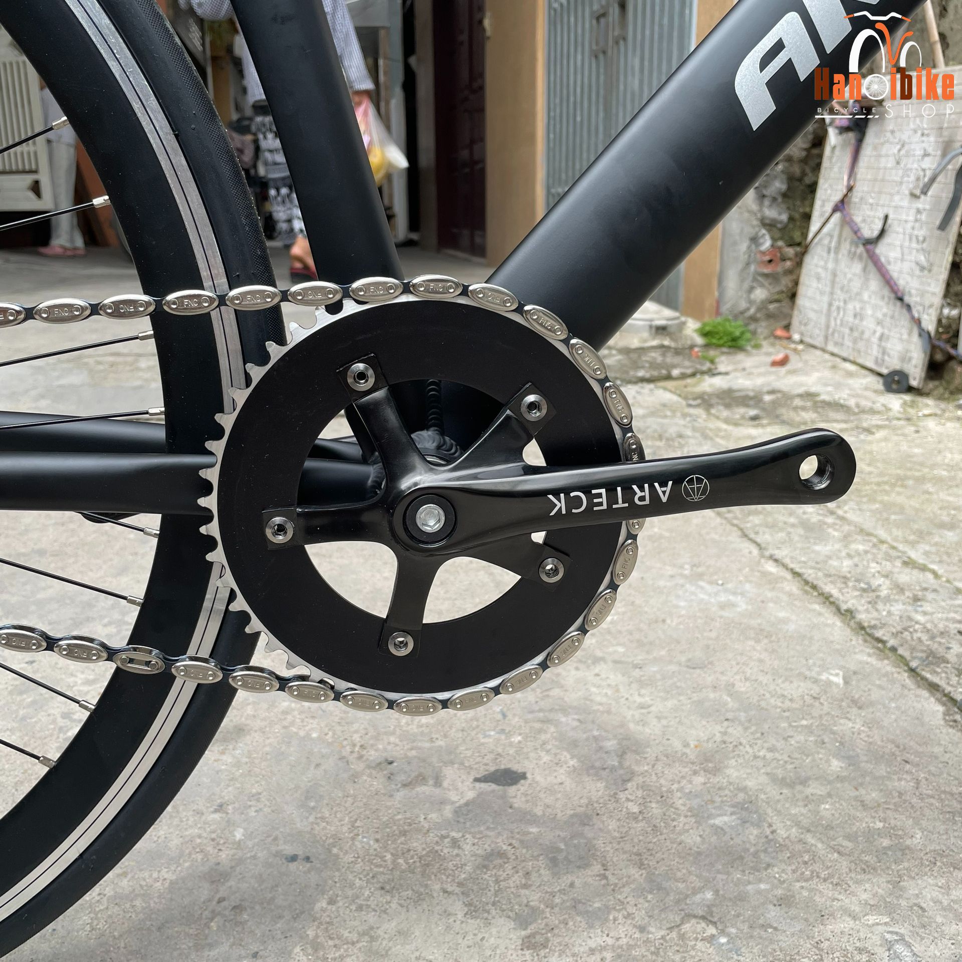 Xe Fixed Gear ARTECK thương hiệu Hàn Quốc khung nhôm Hanoibike shop