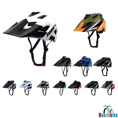 Mũ bảo hiểm xe đạp SUNRIMOON có đế gắn Gopro, DJI Action