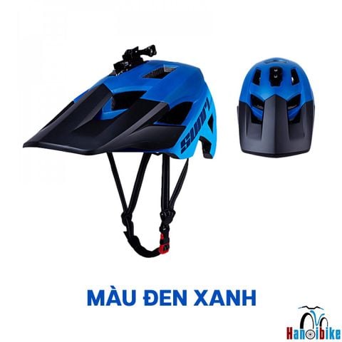 Mũ bảo hiểm xe đạp SUNRIMOON có đế gắn Gopro, DJI Action