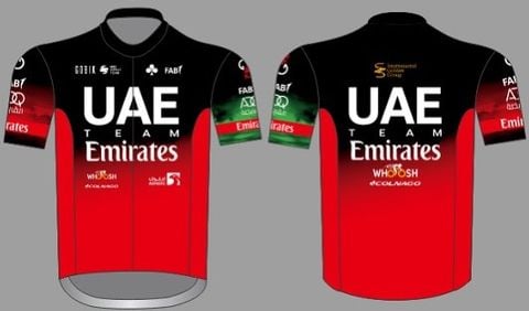 Áo đạp xe ngắn tay UAE