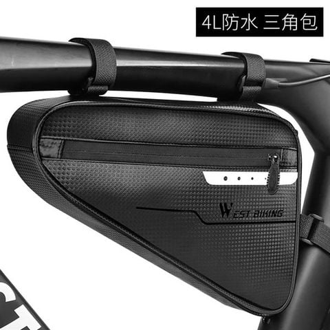 Túi khung tam giác Westbiking vân carbon