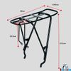Gác baga yên sau xe đạp nhôm loại hàn liền khối mã T1993